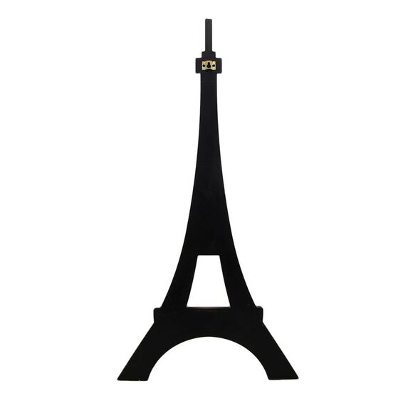 Eiffel Tower Shaped Decorative Wooden Wall Hook Hanging - Picture 3 of 3